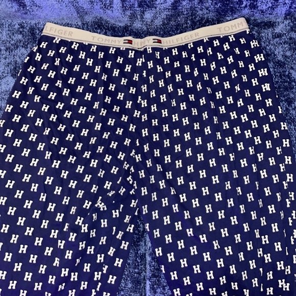 Women’s Tommy Hilfiger Blue Pajama Pants.  Size XL - Picture 3 of 4
